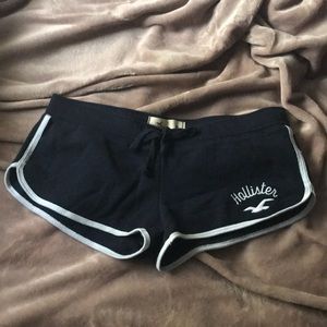 Hollister Shorts. Navy & white. Like new.